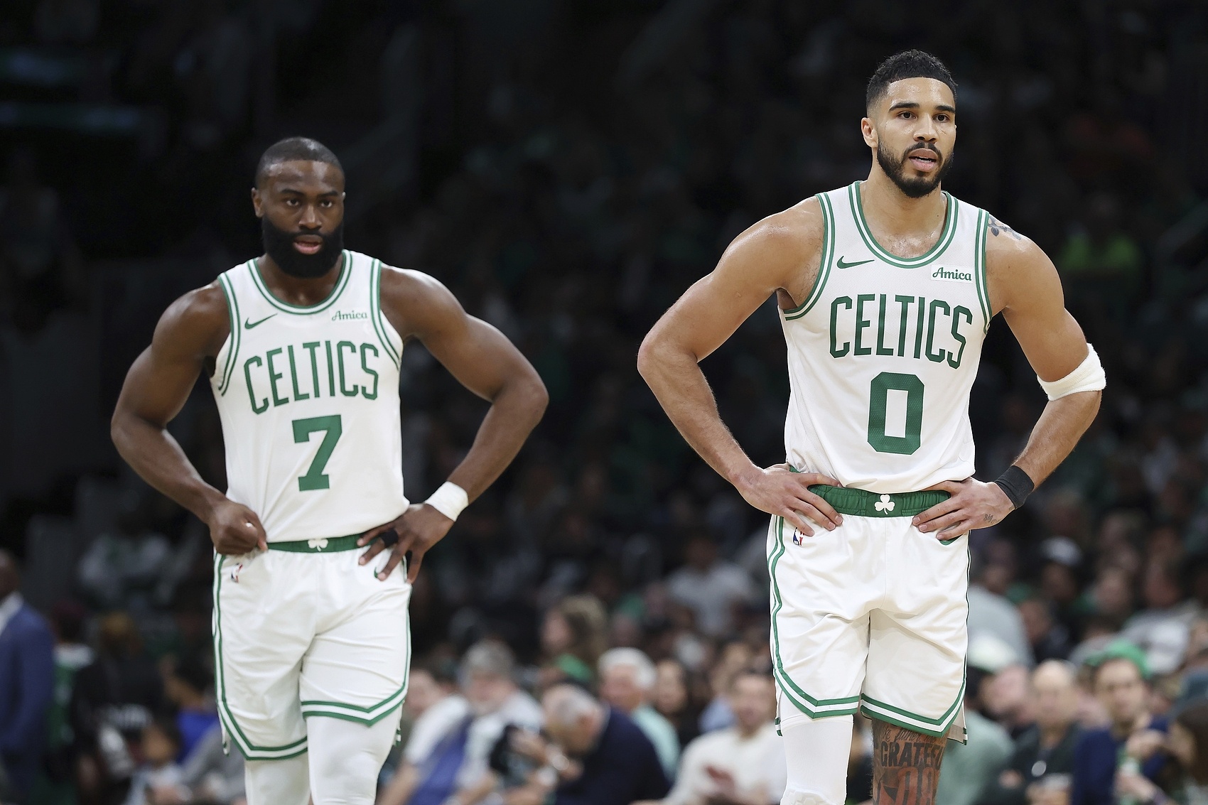 开云-海沃德：塔图姆&amp;布朗是联盟中最好的两名侧翼之一 绿军球迷真有福